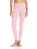 CARNIVAL Women's Full-Length Seamless Microfiber Legging, Pink, Small/Medium | Amazon (US)