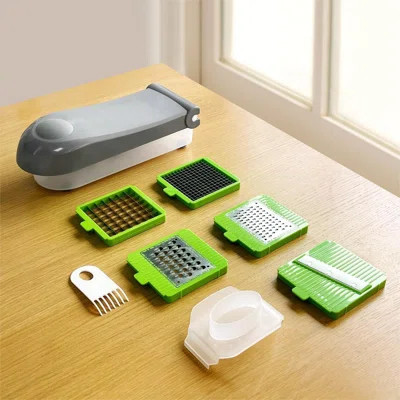 Vegetable Chopper Slicer 7 In 1 Veggie Chopper Dicer Cutter Multifunctional Food Chopper Onion Chopper Salad Potato Cutter Vegetable Chopper With Cont | Wayfair North America