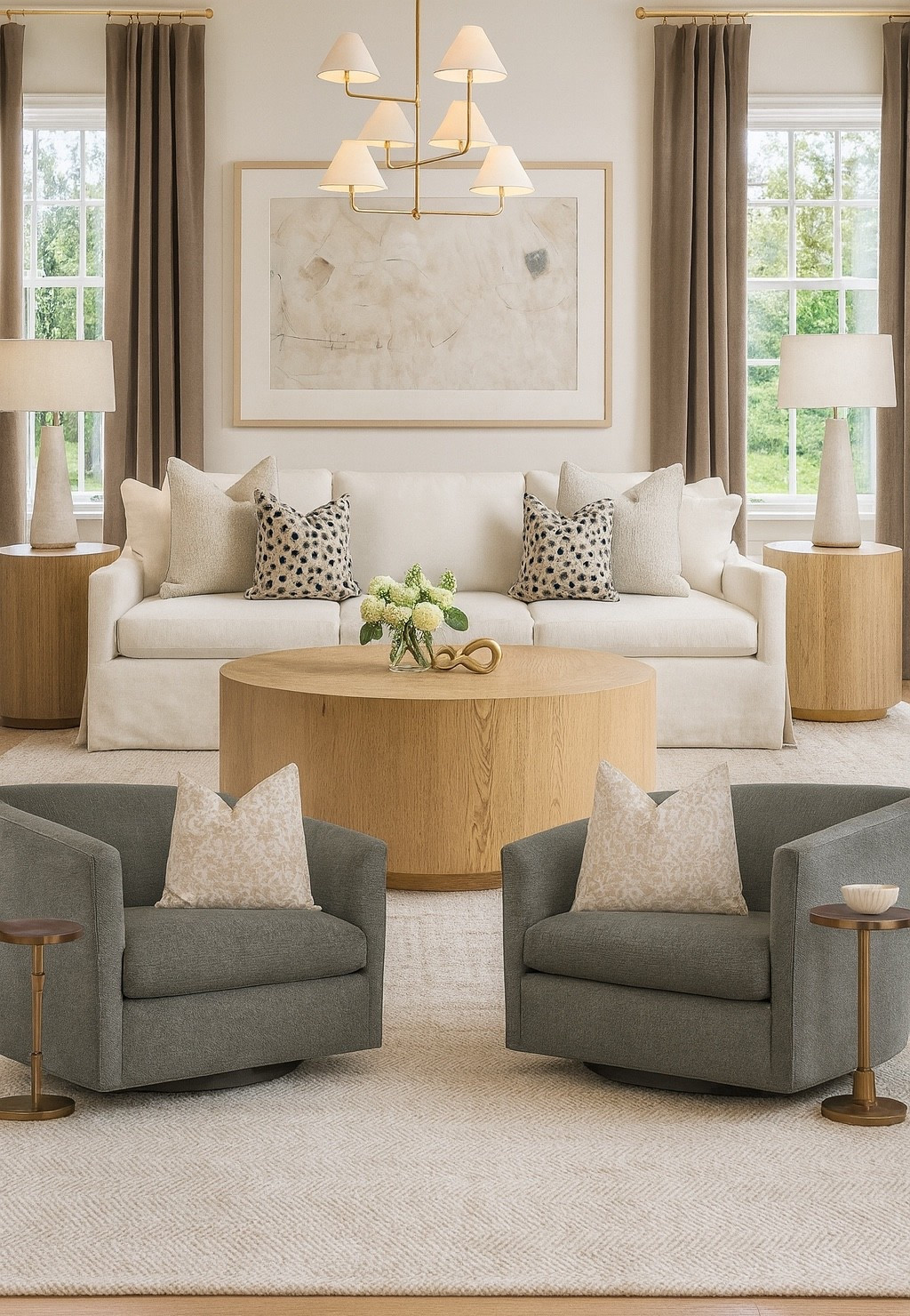 Earthy colors for this cozy living room 

#homedecor #livingroom #lighting #chair #curtains

#LTKSaleAlert #LTKHome