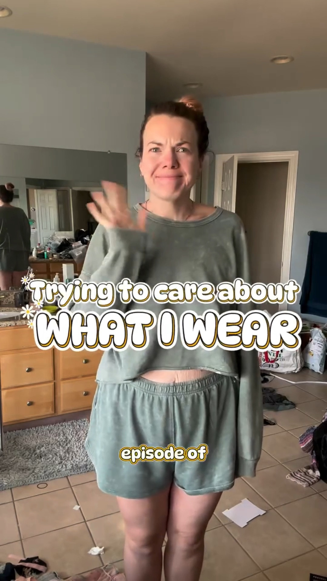 Ok but for real help. Bc my first attempt at denim on denim felt like a fail. 

#momfashion #midsizefashion #grwm #grwmroutine #ootd