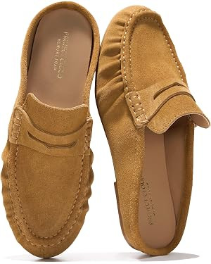 Project Cloud 100% Genuine Leather Penny Loafers for Women Footwear(Becker) | Mules For Women wit... | Amazon (US)
