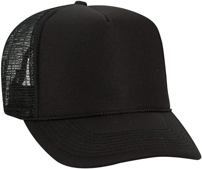 OTTO Polyester Foam Front 5 Panel High Crown Mesh Back Trucker Hat | Amazon (US)