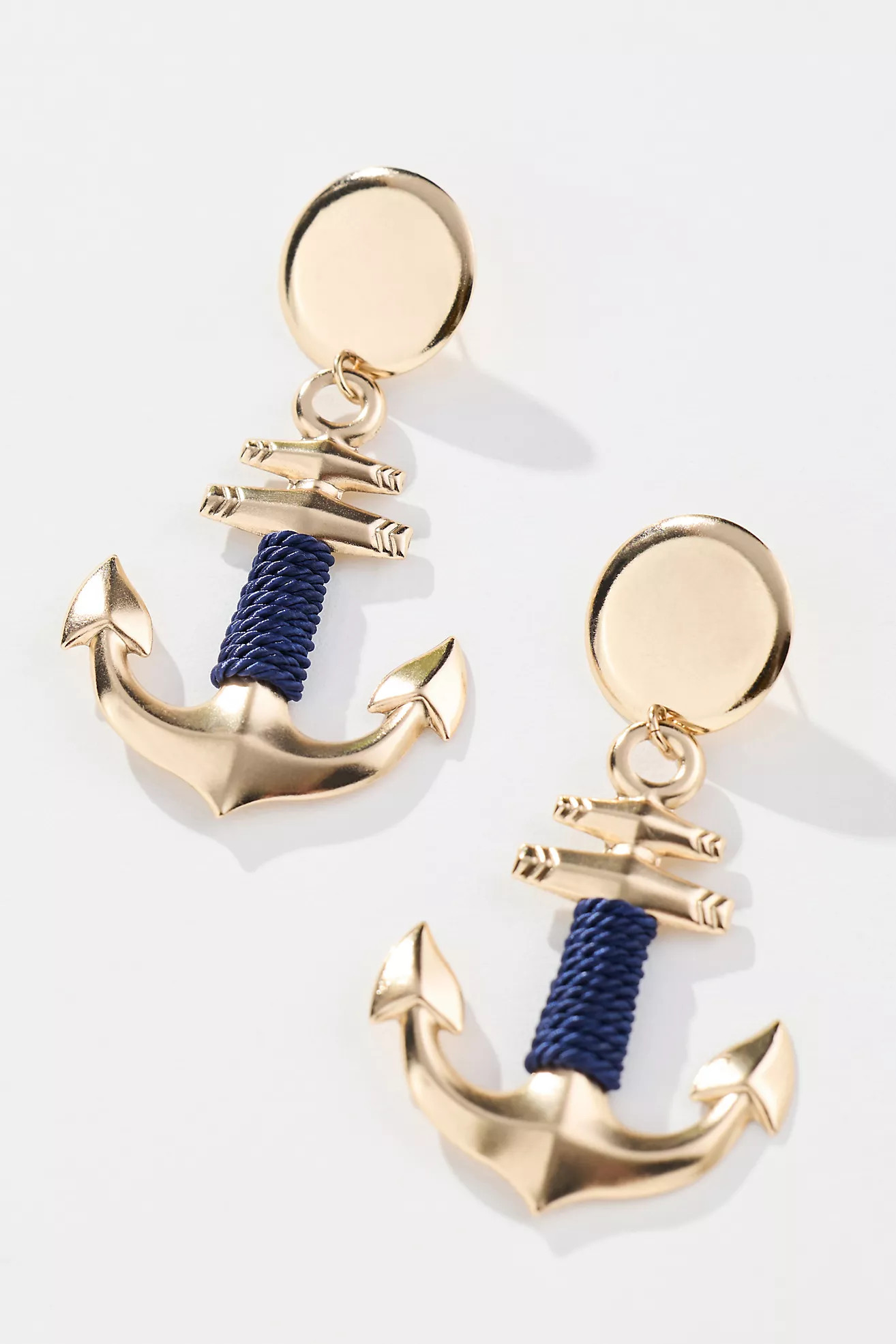 Threaded Anchor Drop Earrings | Anthropologie (US)