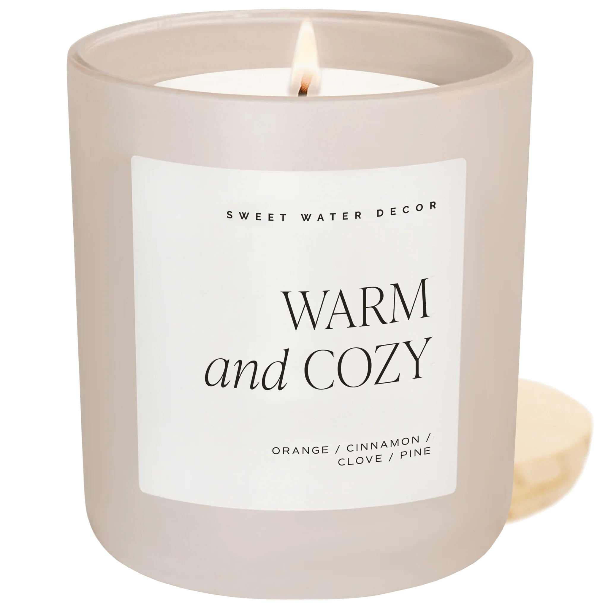 Warm & Cozy  15oz. Soy Candle | Holiday Candles | Sweet Water Decor | Sweet Water Decor, LLC