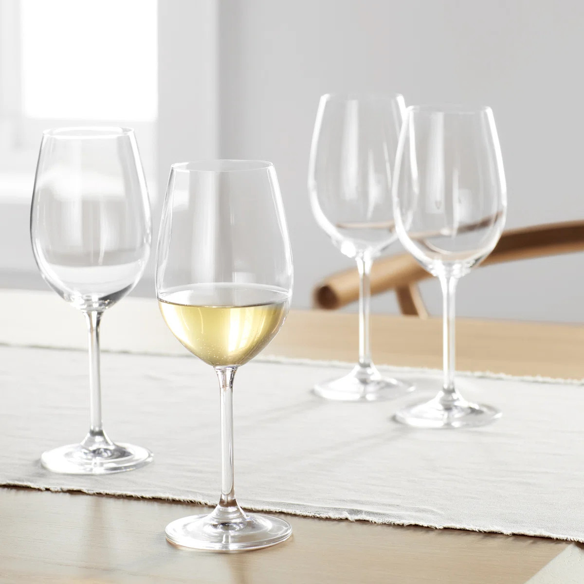 Rennert White Wine Glass - Set of 4 | Wayfair North America