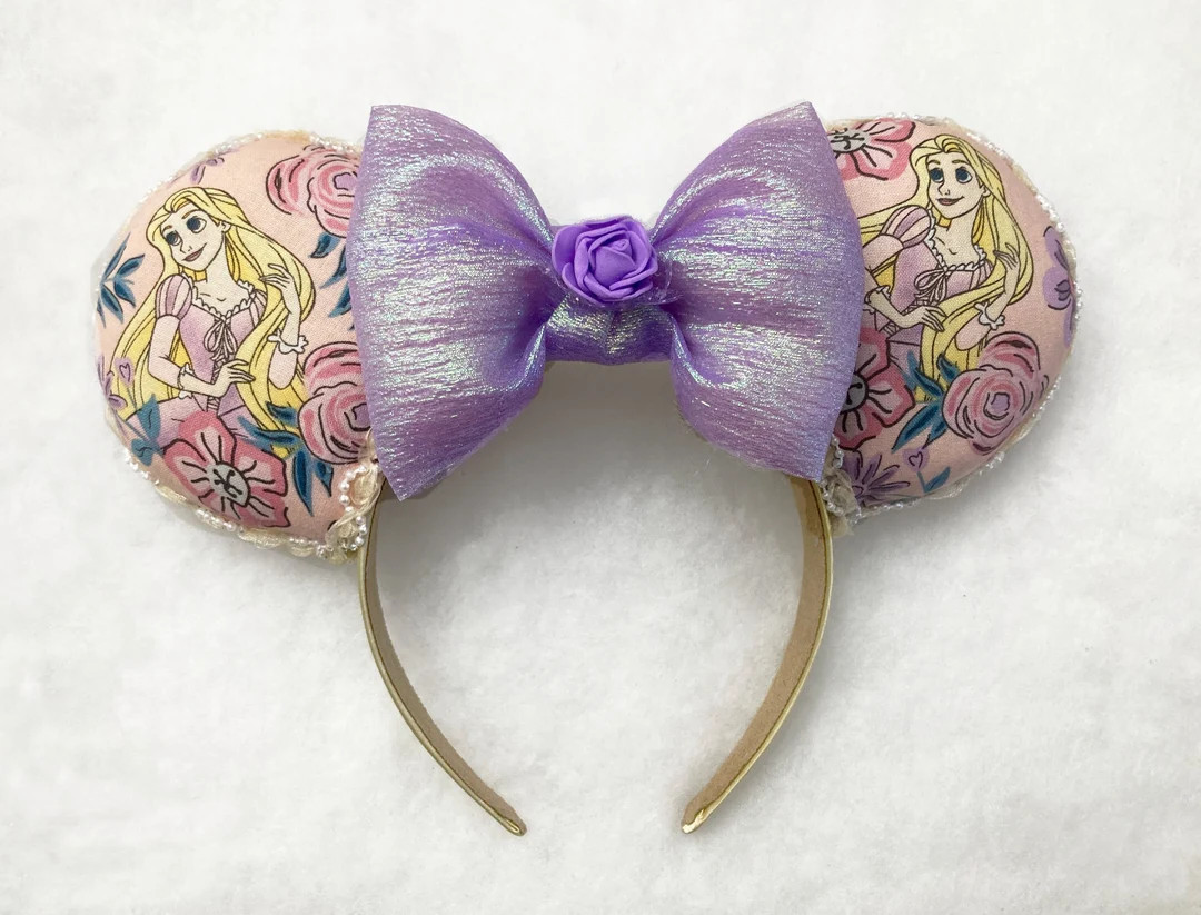 Rapunzel Mouse Ears, Rapunzel Ears, Tangled Ears, Mouse Ears, Rapunzel Disney Ears, Tangled Disne... | Etsy (US)
