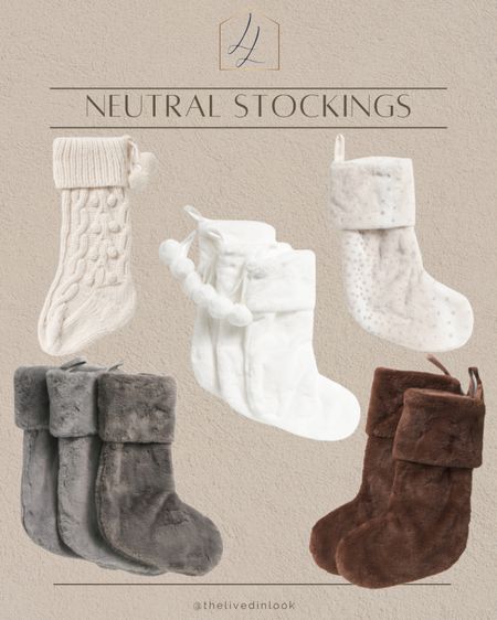 Snag these affordable and adorable neutral stockings for your mantel!

Neutral home aesthetic, home decor, holiday decor,  Christmas decor, mantel decor

#LTKhome #LTKfindsunder50 #LTKHoliday