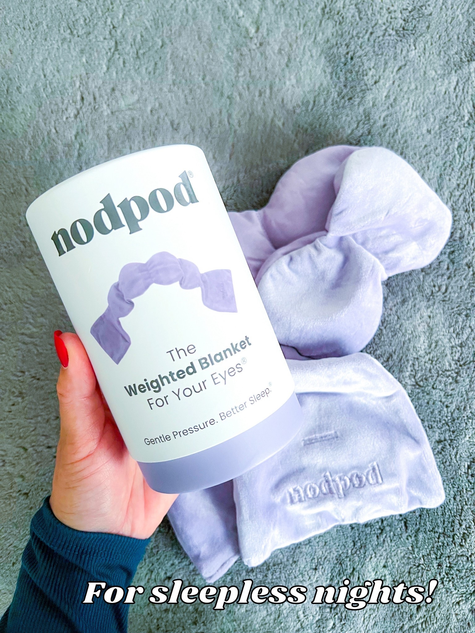 Nodpod Gentle Pressure Sleep Mask | Patented Light Blocking Design for Sleeping, Traveling & Relaxation - Lavender #nodpod #sleepmask #nodpodmask

#LTKHoliday #LTKGiftGuide #LTKFindsUnder50