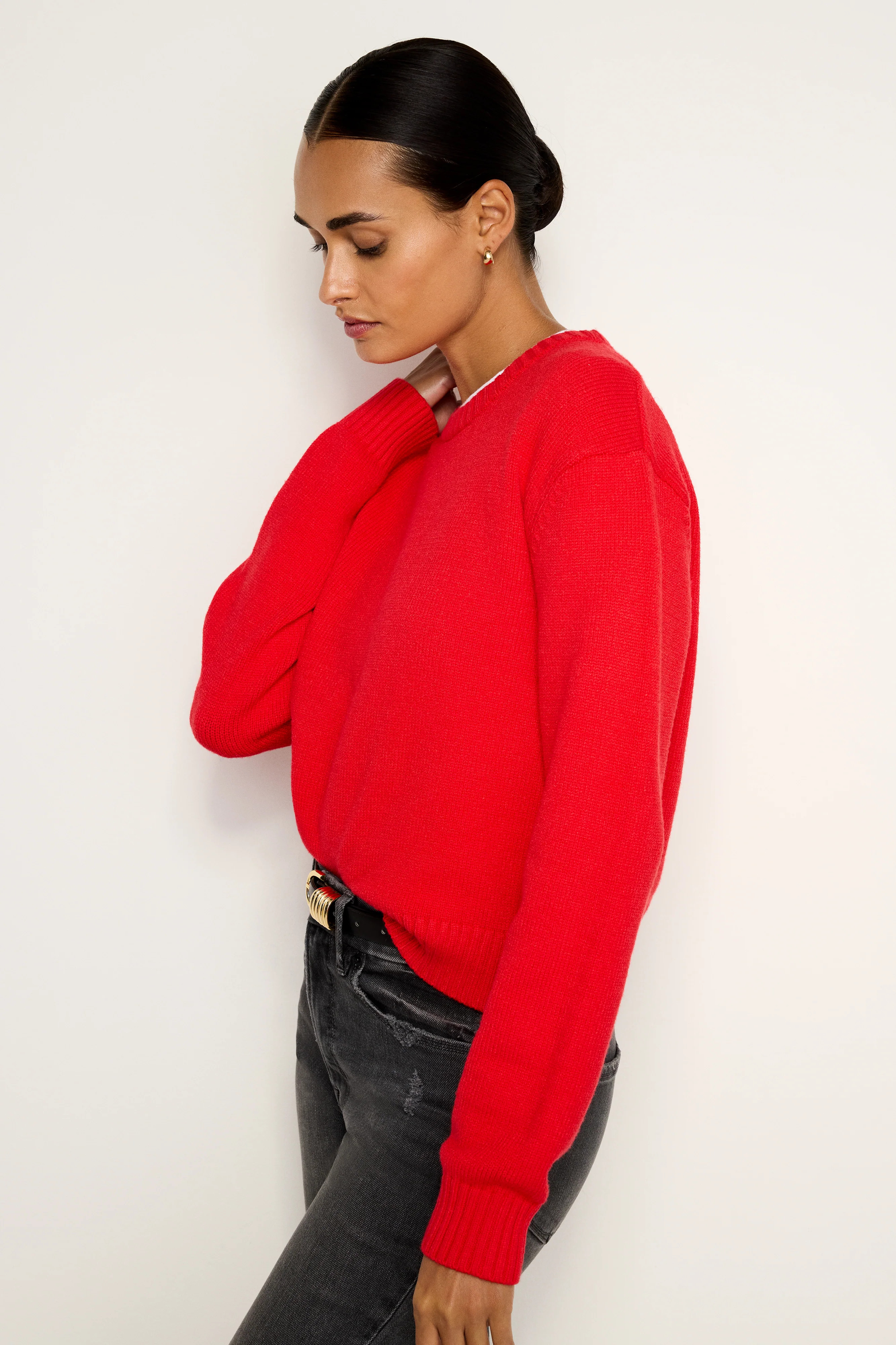 COZY CREWNECK | GRENADINE003 - GOOD AMERICAN | Good American