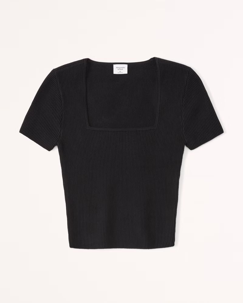 Ottoman Squareneck Sweater Tee | Abercrombie & Fitch (US)