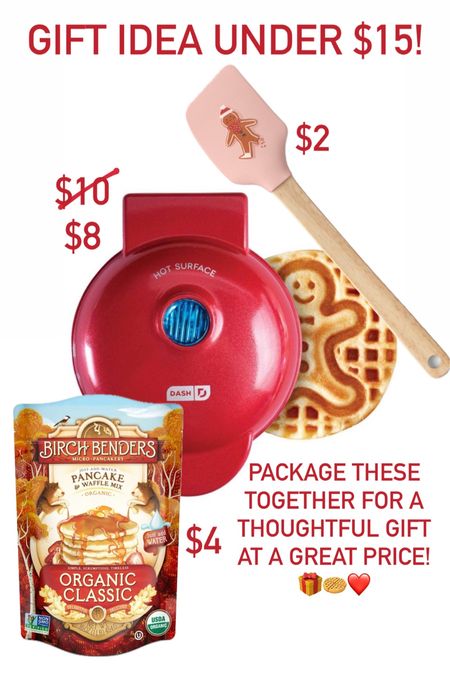 Dash waffle makers are 20% off at target! Pair them with your favorite waffle mix and a Christmas spatula for a thoughtful gift under $15!
...........
Teacher gift idea friend gift gifts under $20 gifts under $15 gifts for friends dash waffle maker mini waffle maker Christmas waffle maker favorite things party gift ideas white elephant party gifts white elephant gifts gifts for teens gifts for her gift ideas target finds teacher gifts under $20 neighbor gifts hostess gifts Belgian waffle maker Belgian waffle iron gifts at target gifts from target target daily deal

#LTKfamily #LTKkids #LTKGiftGuide