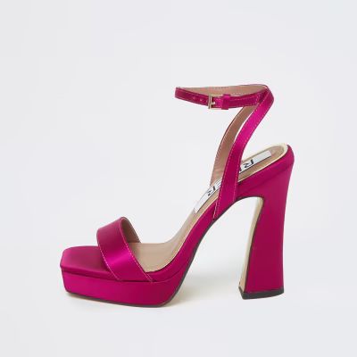 Pink platform heels | River Island (UK & IE)