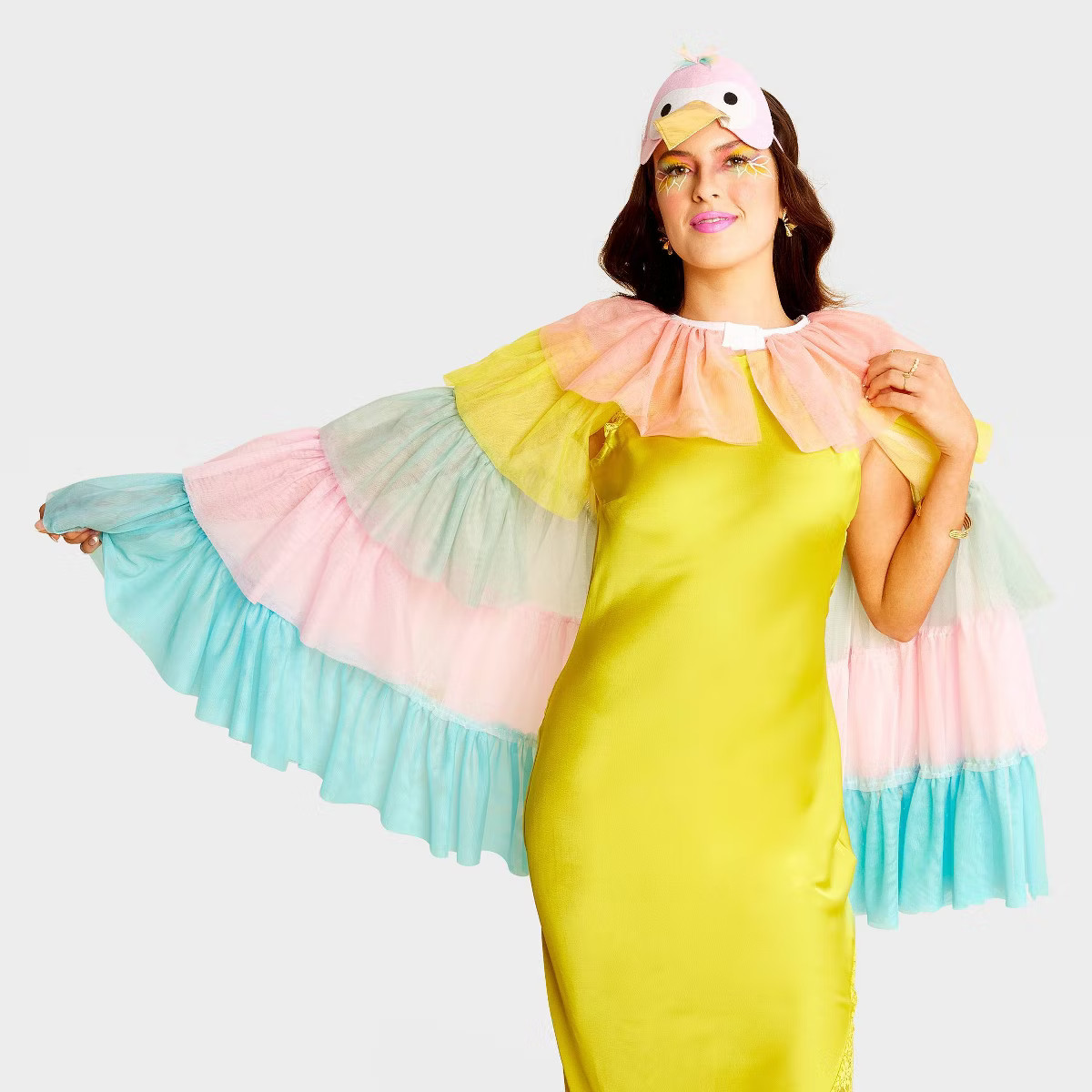 2pc Adult Parrot Halloween Costume Accessory Kit - Hyde and EEK! Boutique™ Pink | Target
