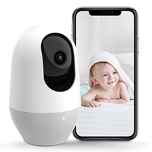Nooie Baby Monitor, WiFi Pet Camera Indoor, 360-degree Wireless IP Camera, 1080P Home Security Camer | Amazon (US)
