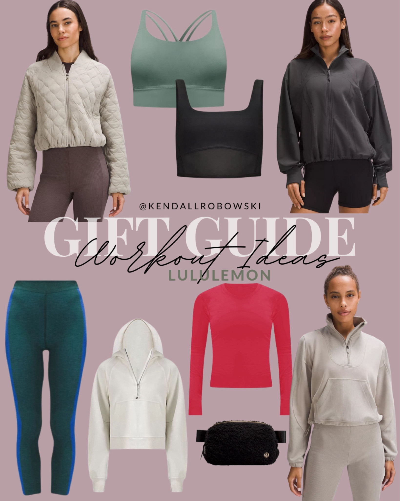 Women workout clothes idea and gift guide from Lululemon. Running, HIIT, lifting, hiking, walking  

#LTKGiftGuide #LTKHoliday #LTKfitness