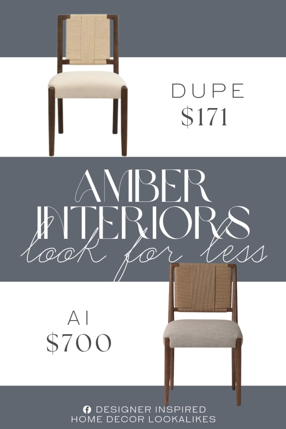 Inspired by Amber Interior Dining Chair. Rattan Dining Chair. Woven Side Chair. Mid-Century Modern Chair. Upholstered Side Chair. Stylish Dining Seating. Elegant Dining Chair. Mid-Century Modern Chair. Contemporary Dining Chair. 

Home more affordable option find copy cat similar look for less budget friendly affordable cheap cheaper beautiful pretty. Clearance sale coupon code discount code promo code luxury lookalike look a like Inspo inspiration inspired by idea ideas Love like these? I share multiple every day in my FB group.
#amberinteriorsinspired #diningchair #sidechair #wovenchair #stylishsidechair #kitchenseating #diningchairinspo #bohodiningchair #texturedseating 

 #LTKHome