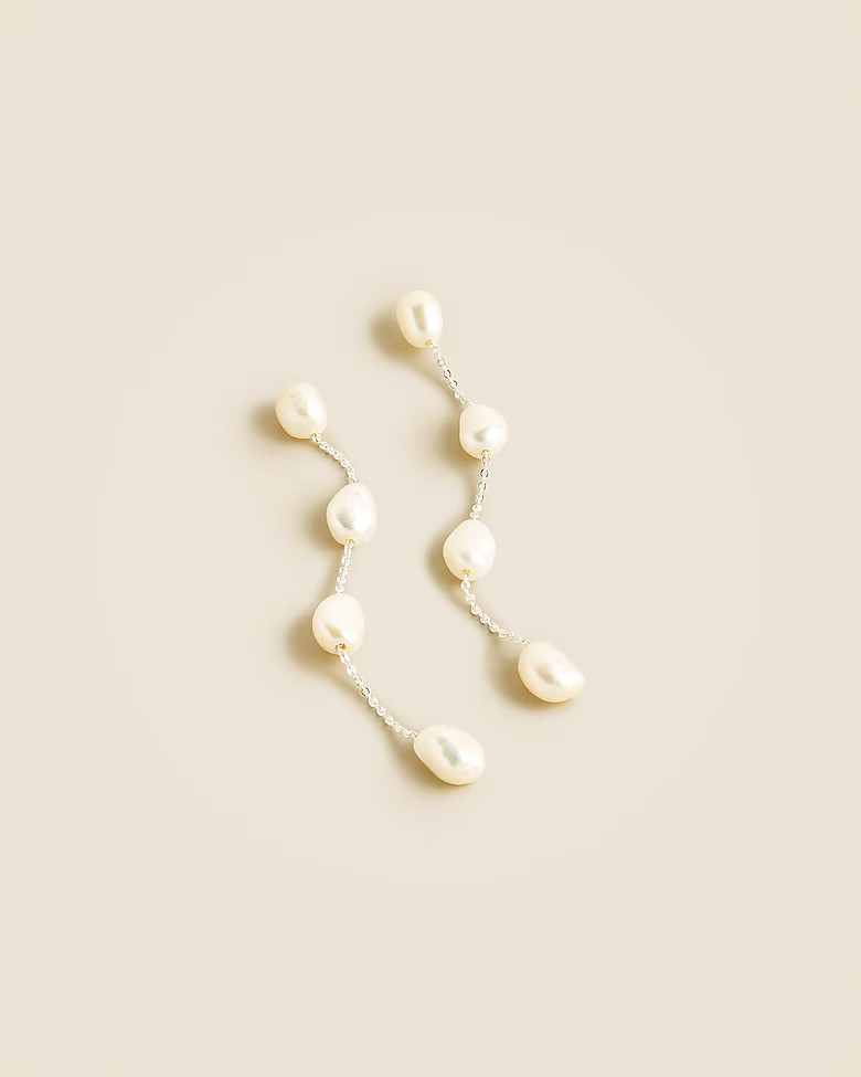 Freshwater pearl drop earrings | J. Crew US