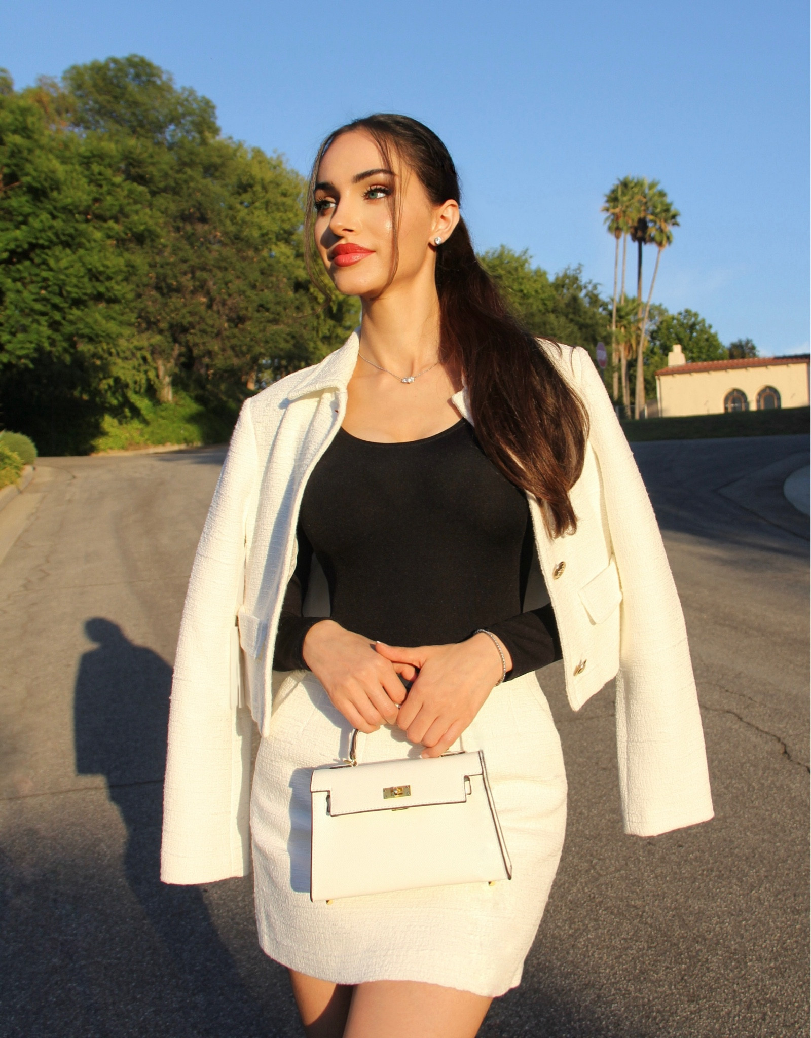 The perfect tweed blazer & skirt. Size small blazer & size 2 skirt. 

#LTKstyletip #LTKover40 #LTKSeasonal