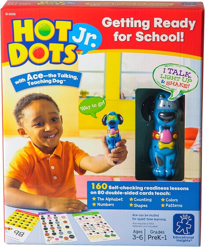 Educational Insights Hot Dots Jr. Getting Ready For School Set with Interactive Pen, Reading & Ma... | Amazon (US)