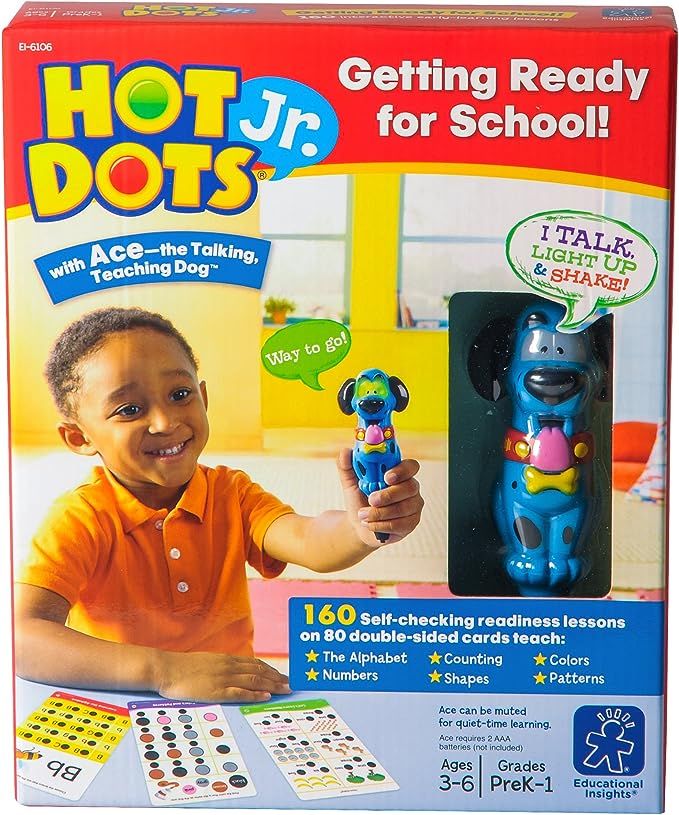 Educational Insights Hot Dots Jr. Getting Ready For School Set with Interactive Pen, Reading & Ma... | Amazon (US)