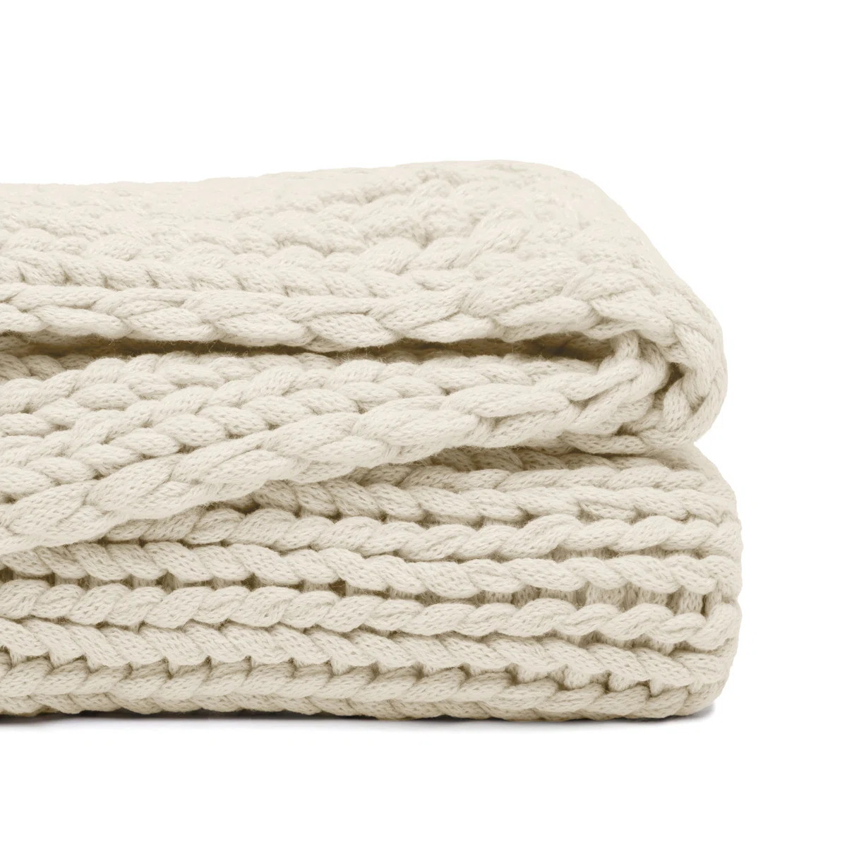 Handmade Chunky Knit Throw Blanket | Wayfair North America