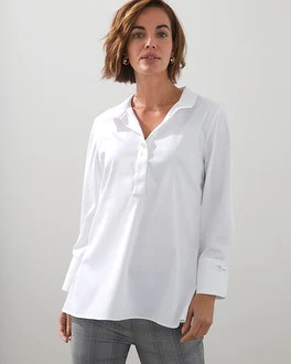 No Iron Stretch Faux Pearl Tunic | Chico's