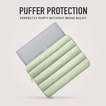 Vandel Puffy 15-16 Inch Cute Green Laptop Sleeve for Women. MacBook Pro 16 Inch Case, Computer Sl... | Amazon (US)