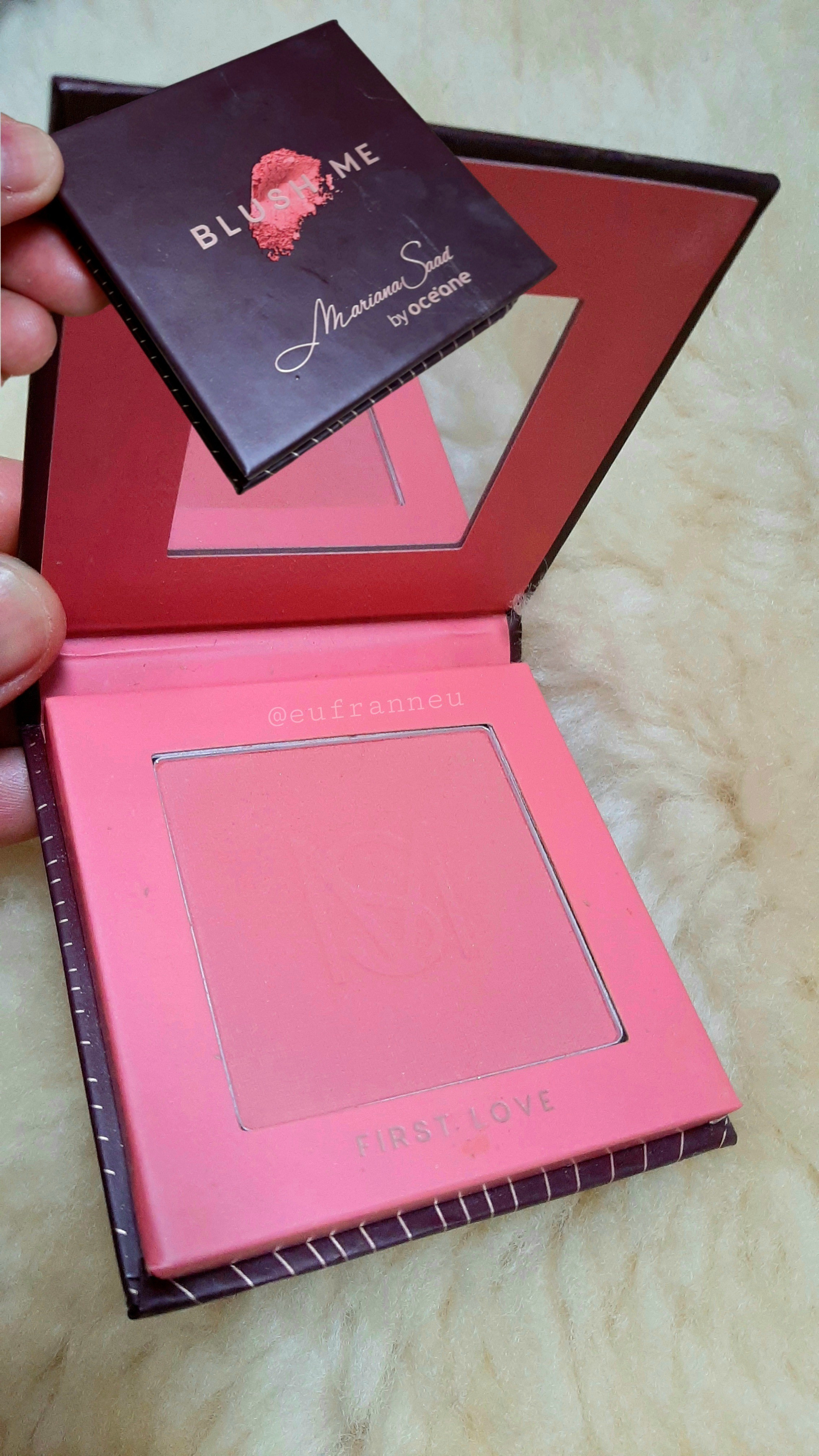 Blush Me First Love Mariana Saad by Océane, com textura compacta, tem alta pigmentação e fixa bem ao longo do dia, amo! #makeup 

#LTKbrasil #LTKbeauty