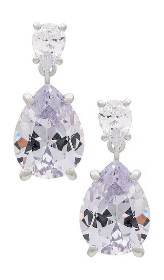 Gemma Drop Earring in Crystal | Revolve Clothing (Global)