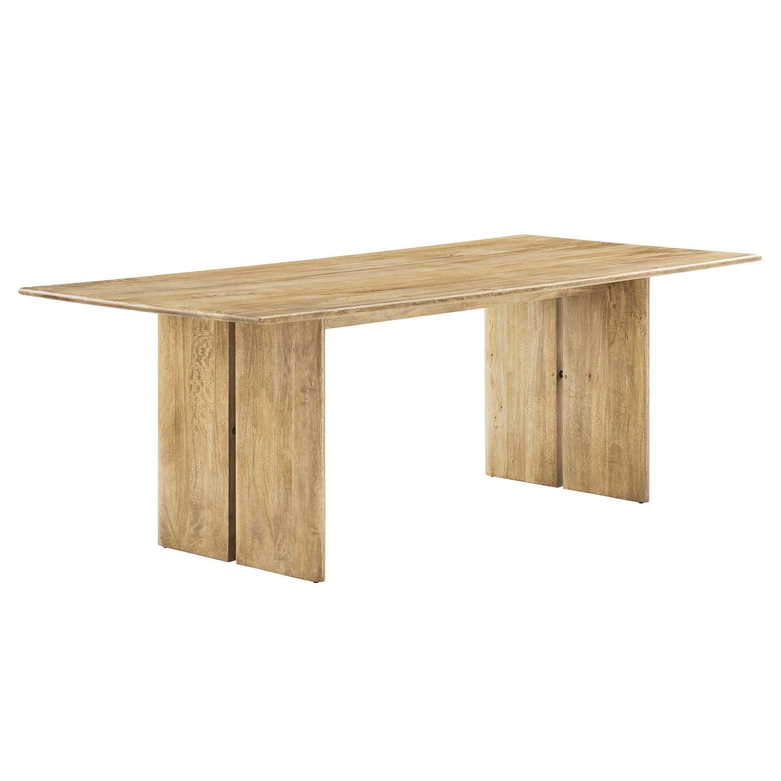Modway Amistad - Mesa de comedor rectangular moderna de madera maciza de 86 pulgadas en roble | Amazon (US)