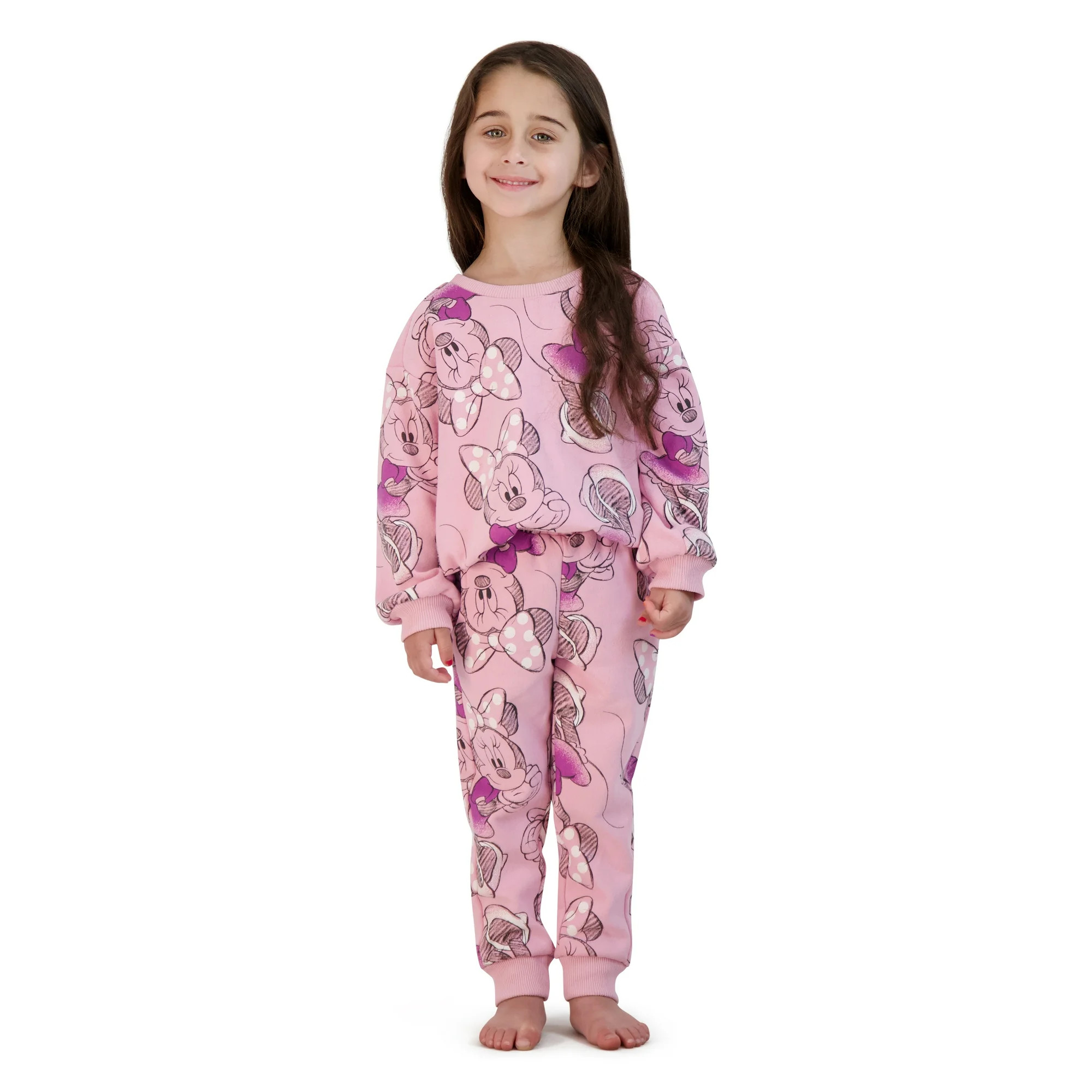 Minnie Mouse Toddler Girls Jogger Set, Sizes 18 Months-5T | Walmart (US)