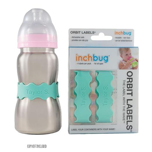 InchBug (4 Pack) Orbit Labels Personalized (Cool Mint) | Amazon (US)