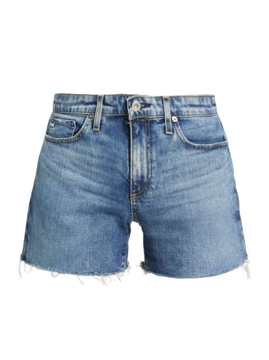 Hailey Cut-Off Denim Shorts | Saks Fifth Avenue