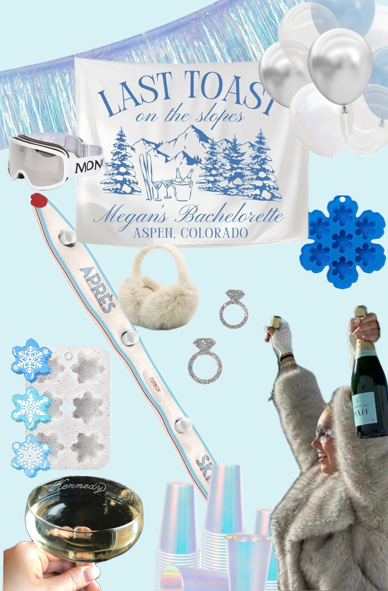 Ski Bachelorette Party Decorations | Last Toast on the Slopes, Après Bride 

#LTKParties #LTKWedding #LTKSeasonal