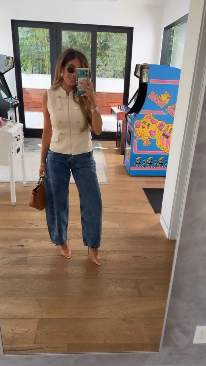 Zara OOTD! This vest has been a top seller! Wearing size small and my jeans are currently out of stock! 

Zara fashion, Zara finds, Nordstrom fashion, Nordstrom jewelry, Summer outfits, Business casual workwear, Barrel jeans, Date night outfits, Fall outfits women, Teacher outfits, Gemme Beauty, Emily Gemma

#LTKSeasonal #LTKWorkwear #LTKootd