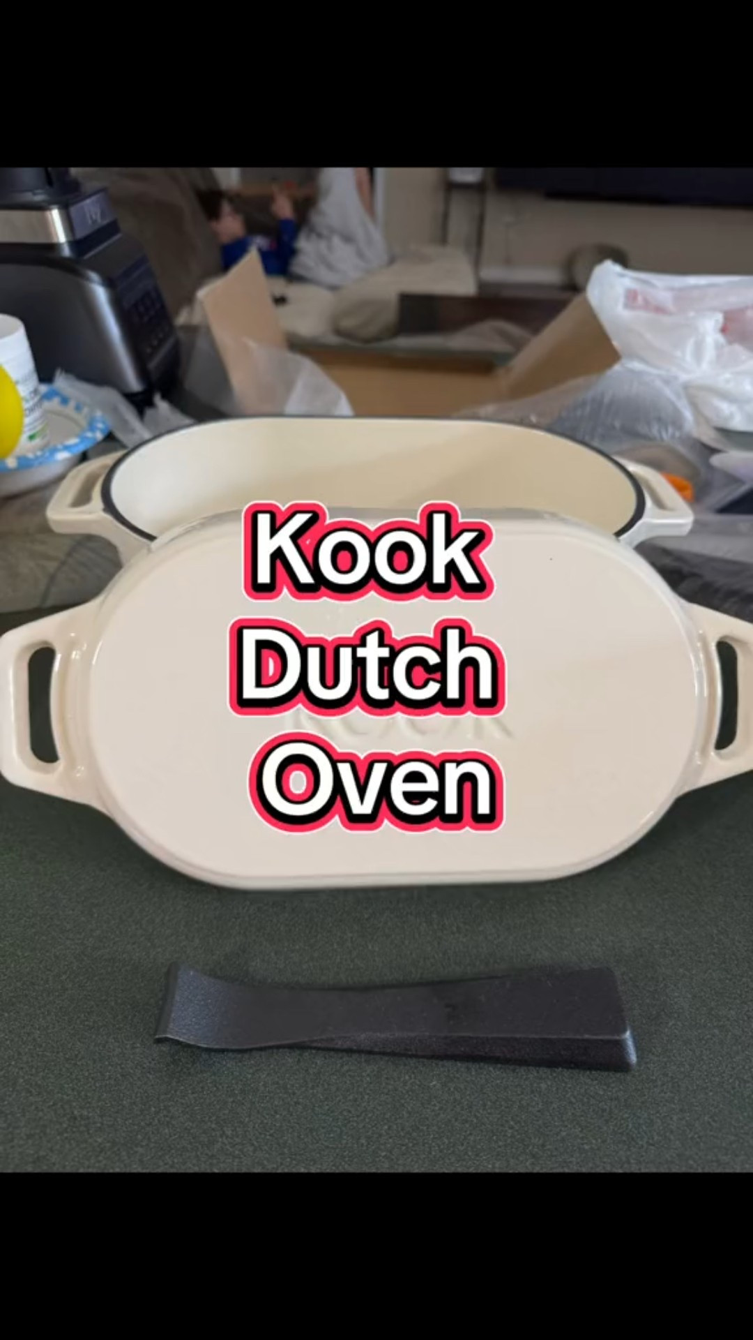 Versatile KooK Dutch Oven—dishwasher safe, durable enameled cast iron for baking, roasting, soups, and stews. 

#LTKHome
