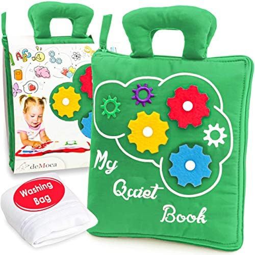 deMoca Quiet Book Montessori Toys for Toddlers – Travel Toy – Educational Toy with Toddler Ac... | Amazon (US)