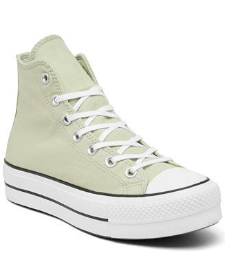 Converse Women's Chuck Taylor All Star Lift Platform High Top Casual Sneakers from Finish Line & ... | Macys (US)