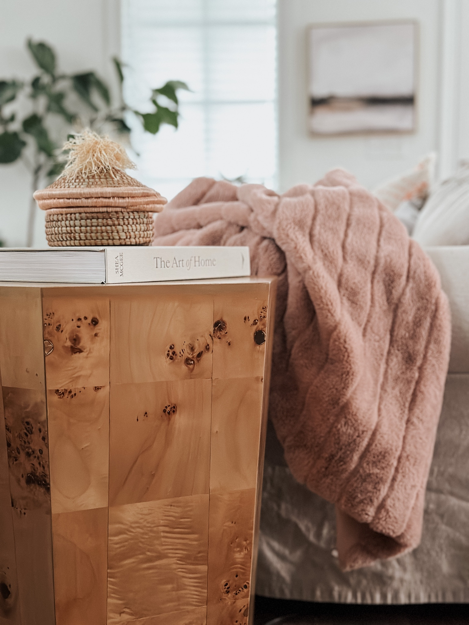 This burlwood side table is such a nice upgrade. #targetstyle, #targetfinds, #homedecor

#LTKstyletip #LTKhome
