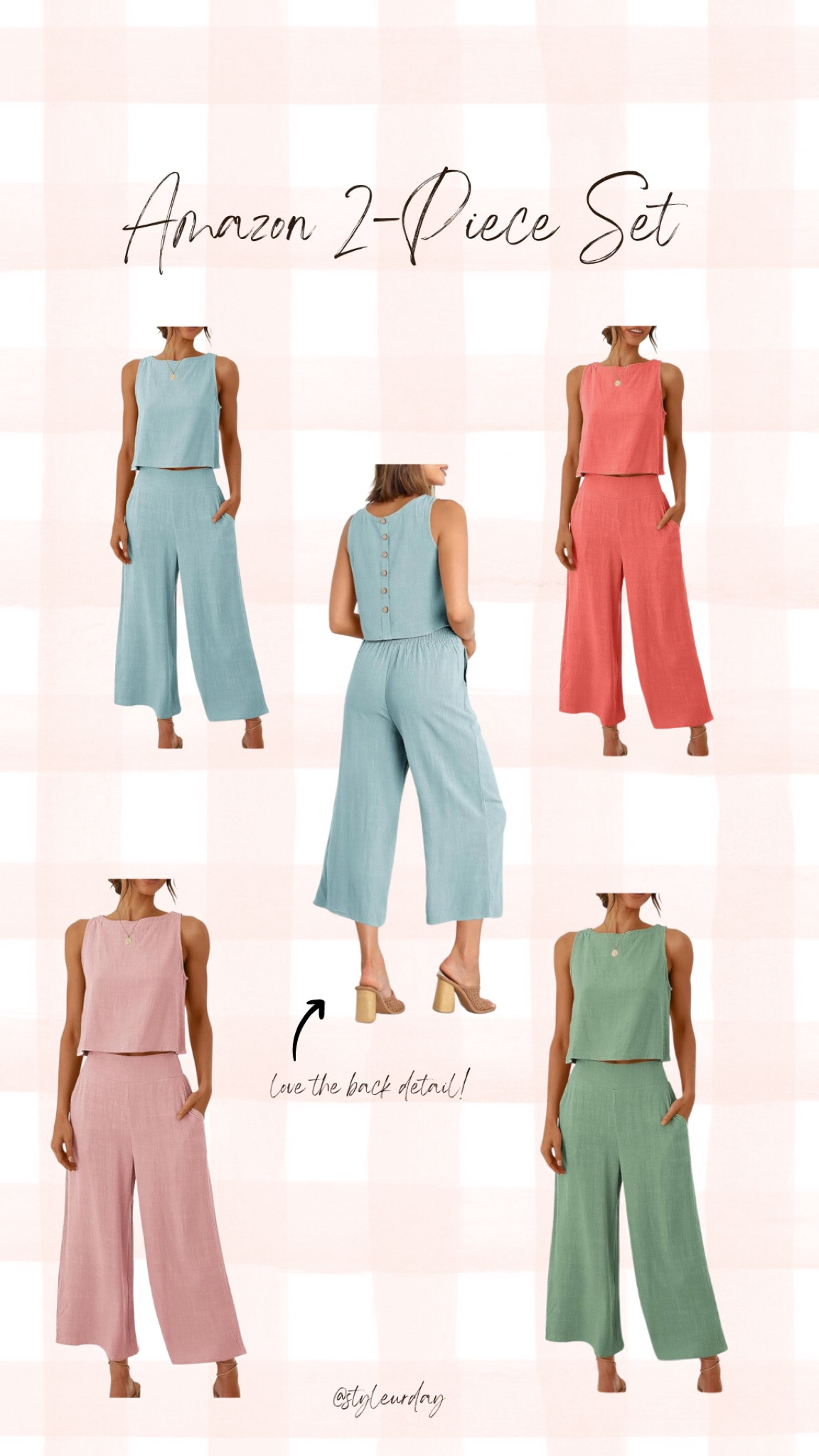 My black 2-piece set also comes in other colors — they’re perfect for summertime! ☀️ 

#LTKFindsUnder100 #LTKStyleTip #LTKSummerSales