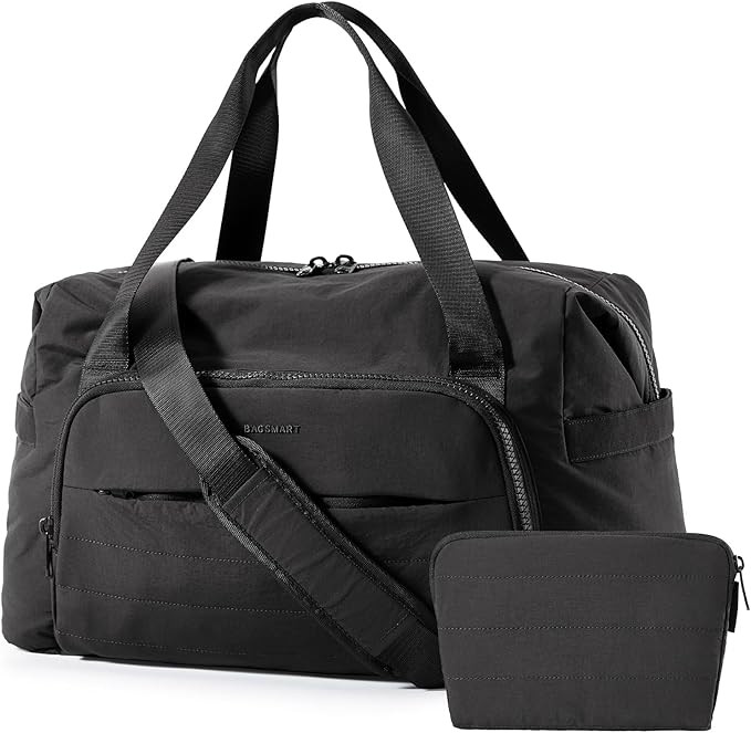 BAGSMART Travel Duffle Bag, Weekender Bags for Women Large Carry on Overnight Bag, Gym Bag with T... | Amazon (US)
