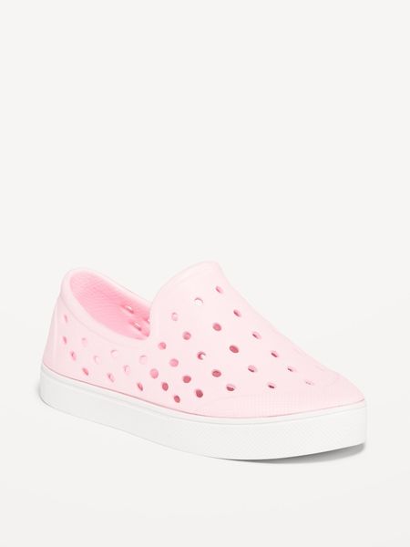 Perforated Slip-On Shoes for Toddler Girls (Partially Plant-Based) | Old Navy (US)