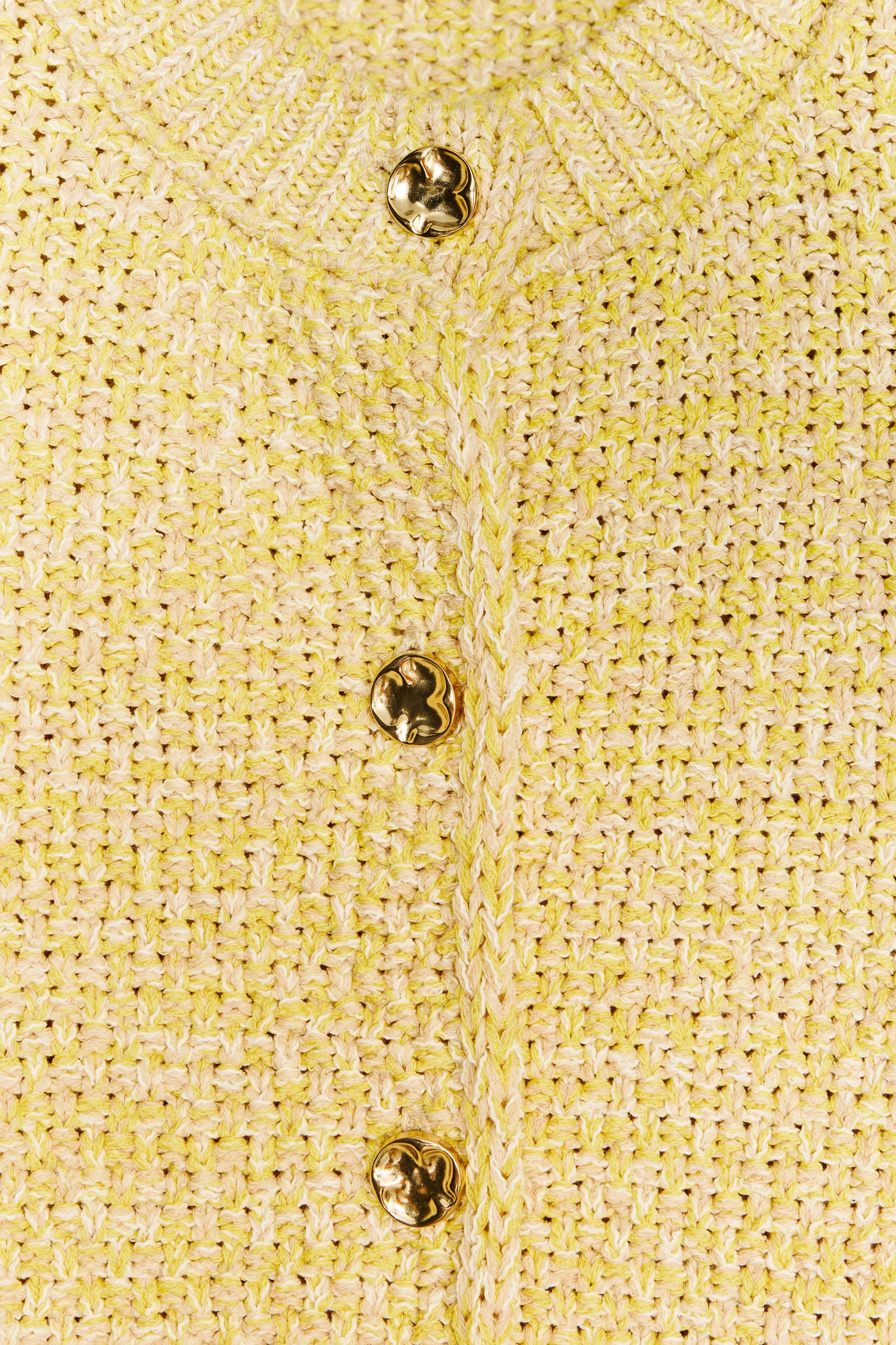 KNIT CARDIGAN WITH ELBOW-LENGTH SLEEVES | Zara US