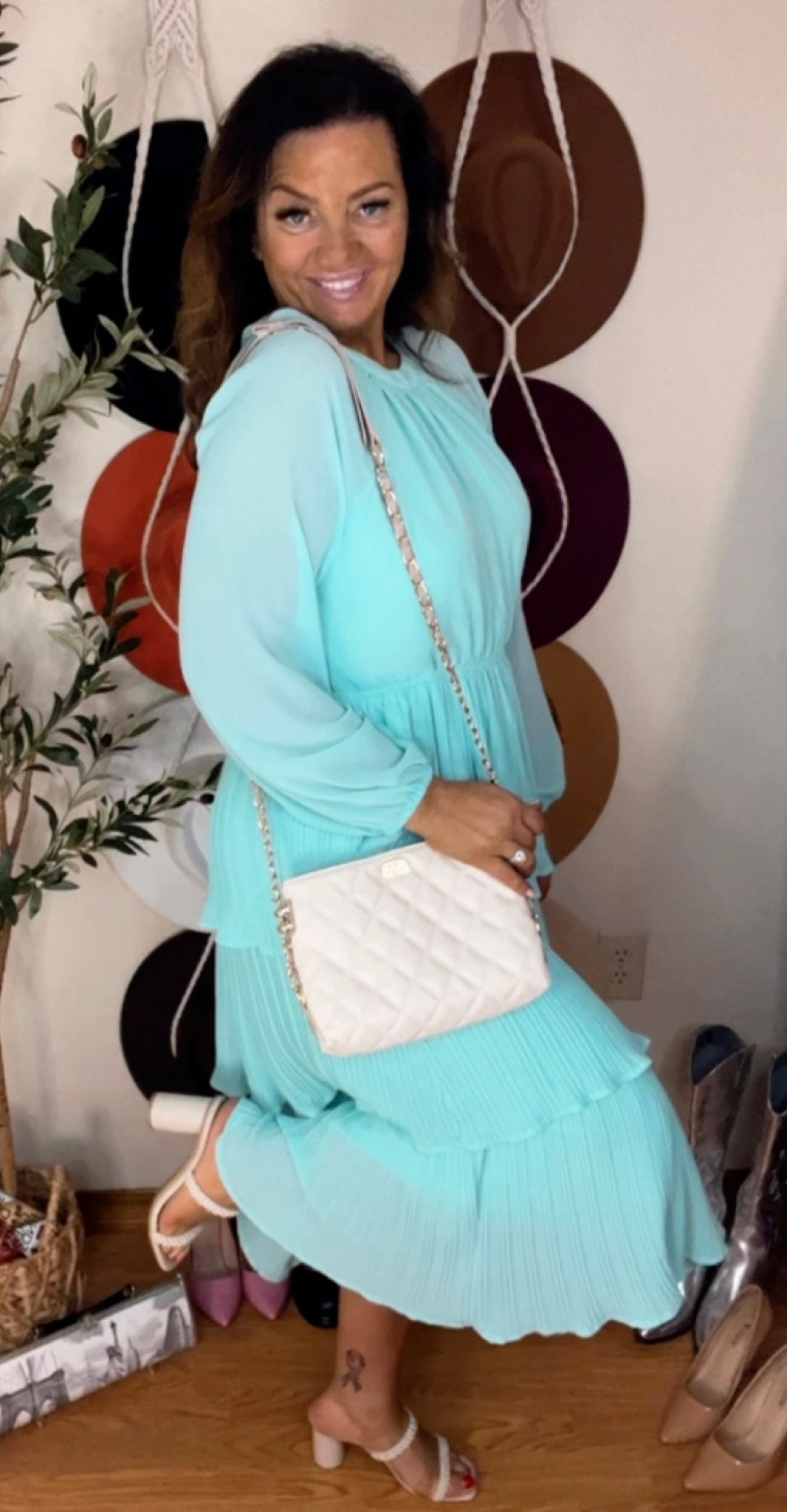 This color is beautiful l. I love the tiered ruffles. It’s so comfy.comes in lots of colors. 

#springoutfit #dress #over40fashion 

#LTKstyletip #LTKSpringSale #LTKSeasonal