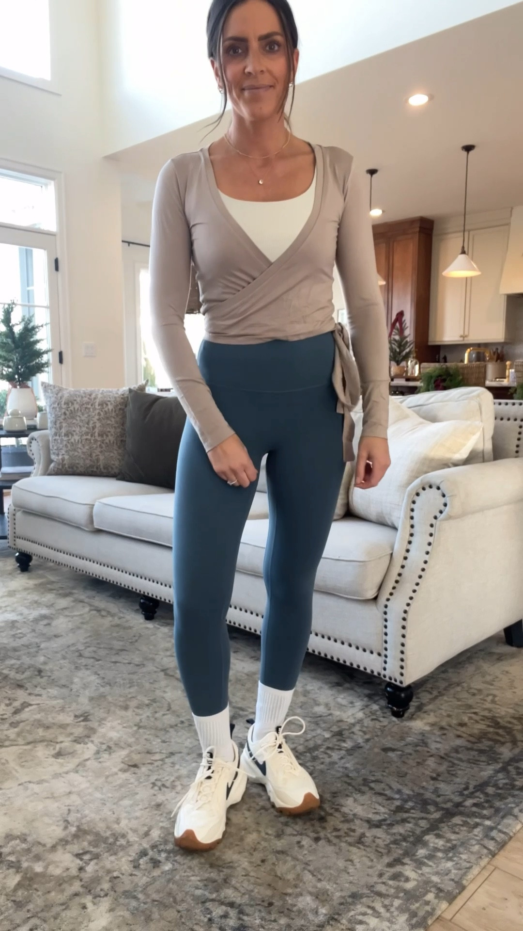 These wrap around tops from Amazon make an outfit! So cute and the fabric is butter soft. For reals. Layer over your tank! Wearing a small  

#LTKActive #LTKSaleAlert #LTKootd