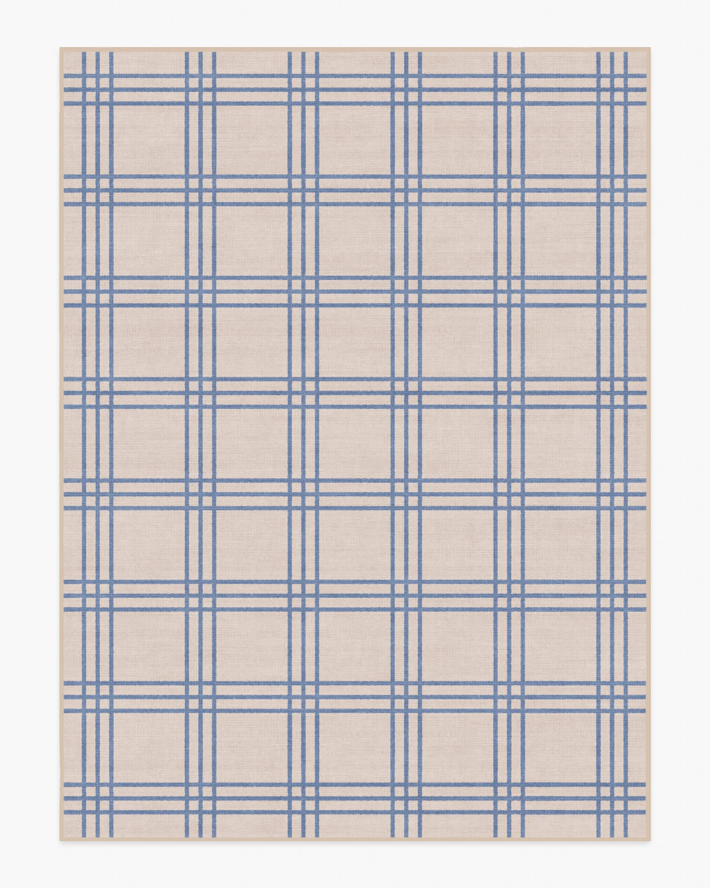 Pierre Slate Blue & Neutral Flatwoven Rug | Ruggable