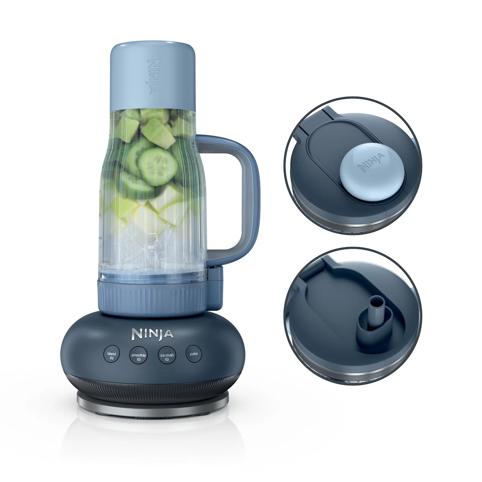 Ninja BlendBOSS Tumbler Blender with 26-oz. Travel Tumbler, Blue | Kohl's