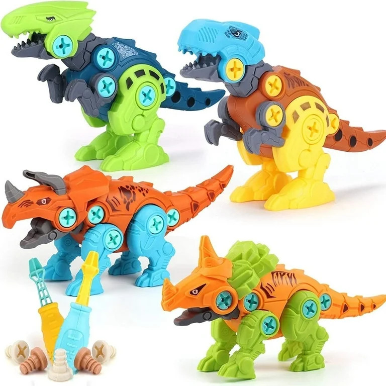 Tyethy Take Apart Dinosaur Toys with Tool Drill, Educational Building Construction Toy Set Gift T... | Walmart (US)