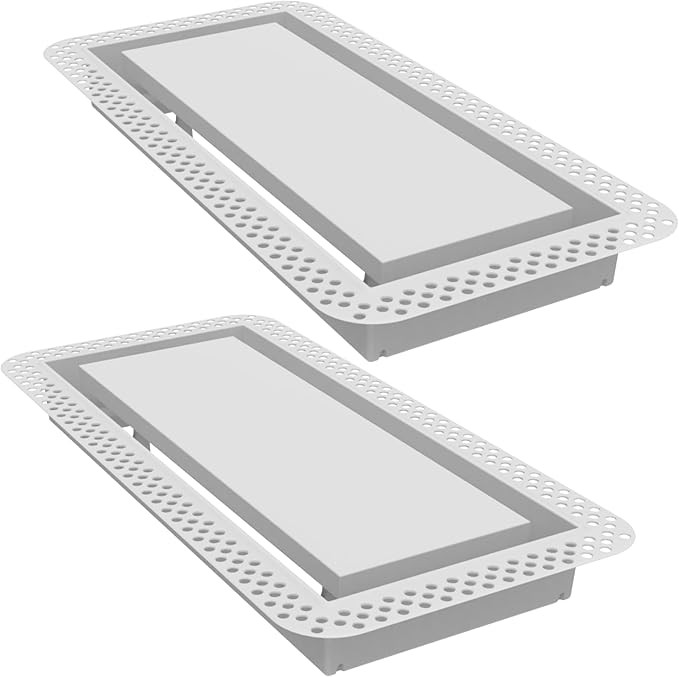Fittes Flush Wall Vent [Lite] - 6"x14" - Cotton White - 2 Pack | Amazon (US)