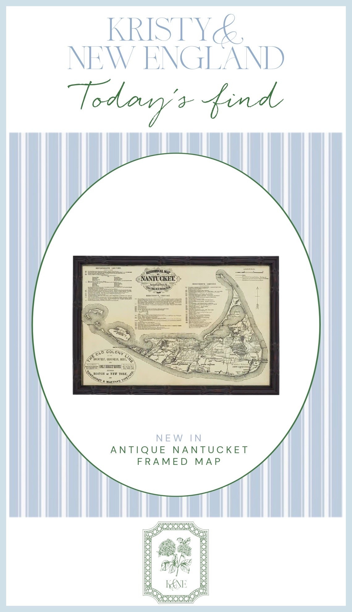Framed Nantucket map

#LTKHome